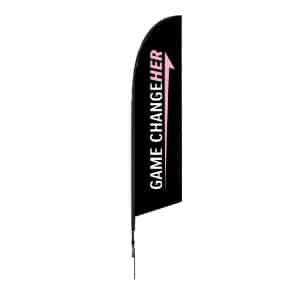 10.5ft Medium Feather Angled Flag