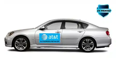 Cost-effective car magnets for mobile brand marketing