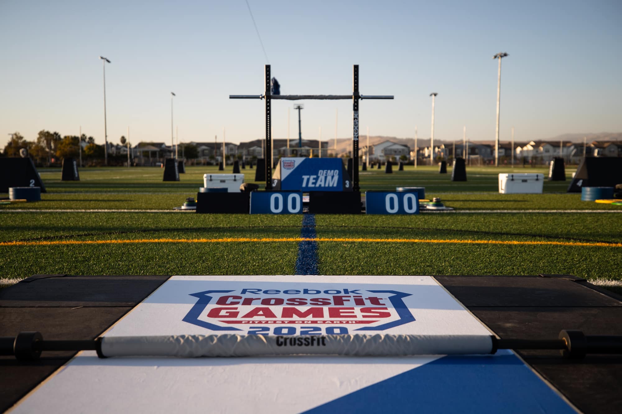 Thumbnail showing gym wall branding and signage in an athlete zone