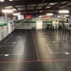 Floor grid decals for gyms, durable vinyl for safety, spacing, and heavy equipment use.