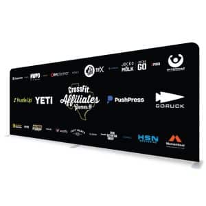 20ft x 7.5ft Straight Tension Fabric Display