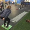24" x 164" broad jump floor decal for high-performance training areas