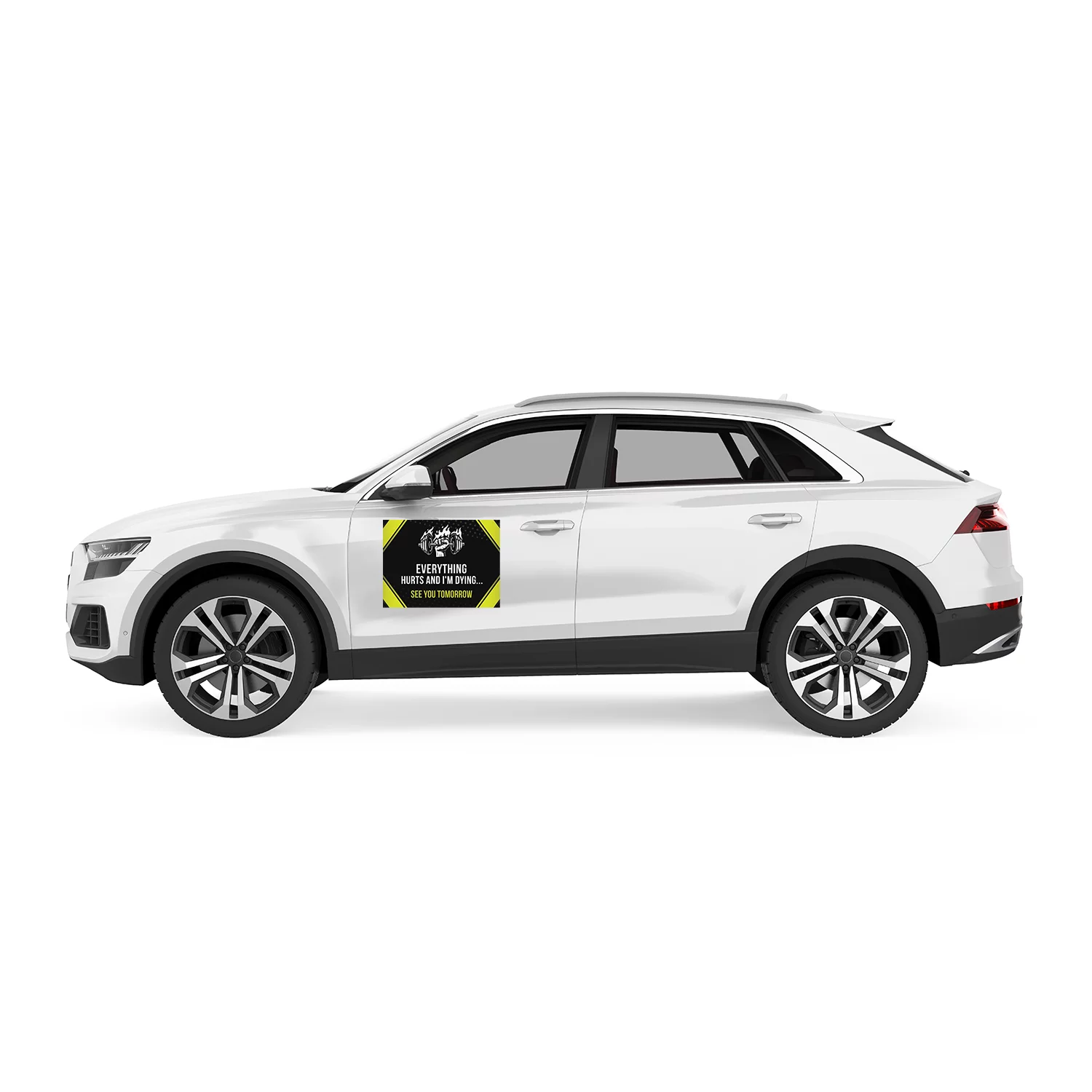Custom vehicle magnets for business marketing on wheels
