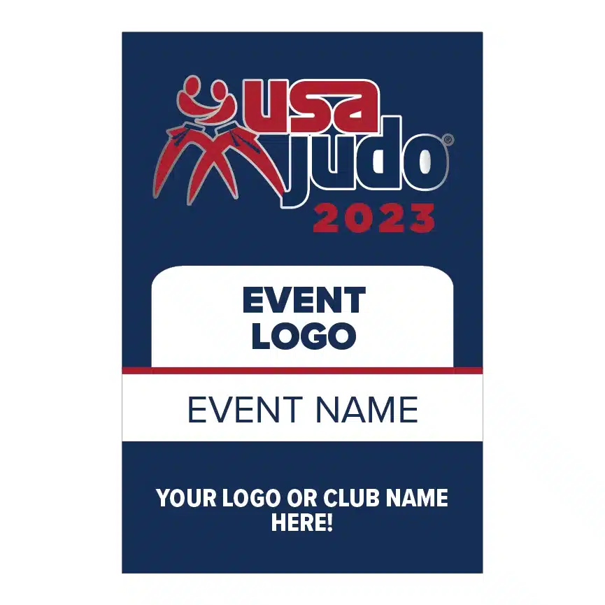USA Judo event banner to enhance tournament or dojo branding