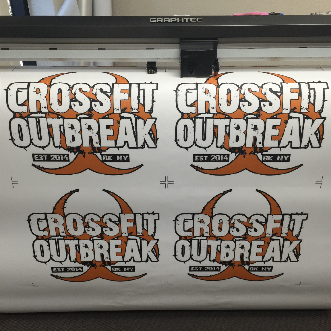 Personalized lifting platform decals for branding and style