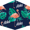 Stylish gym face masks featuring personalized sublimation designs