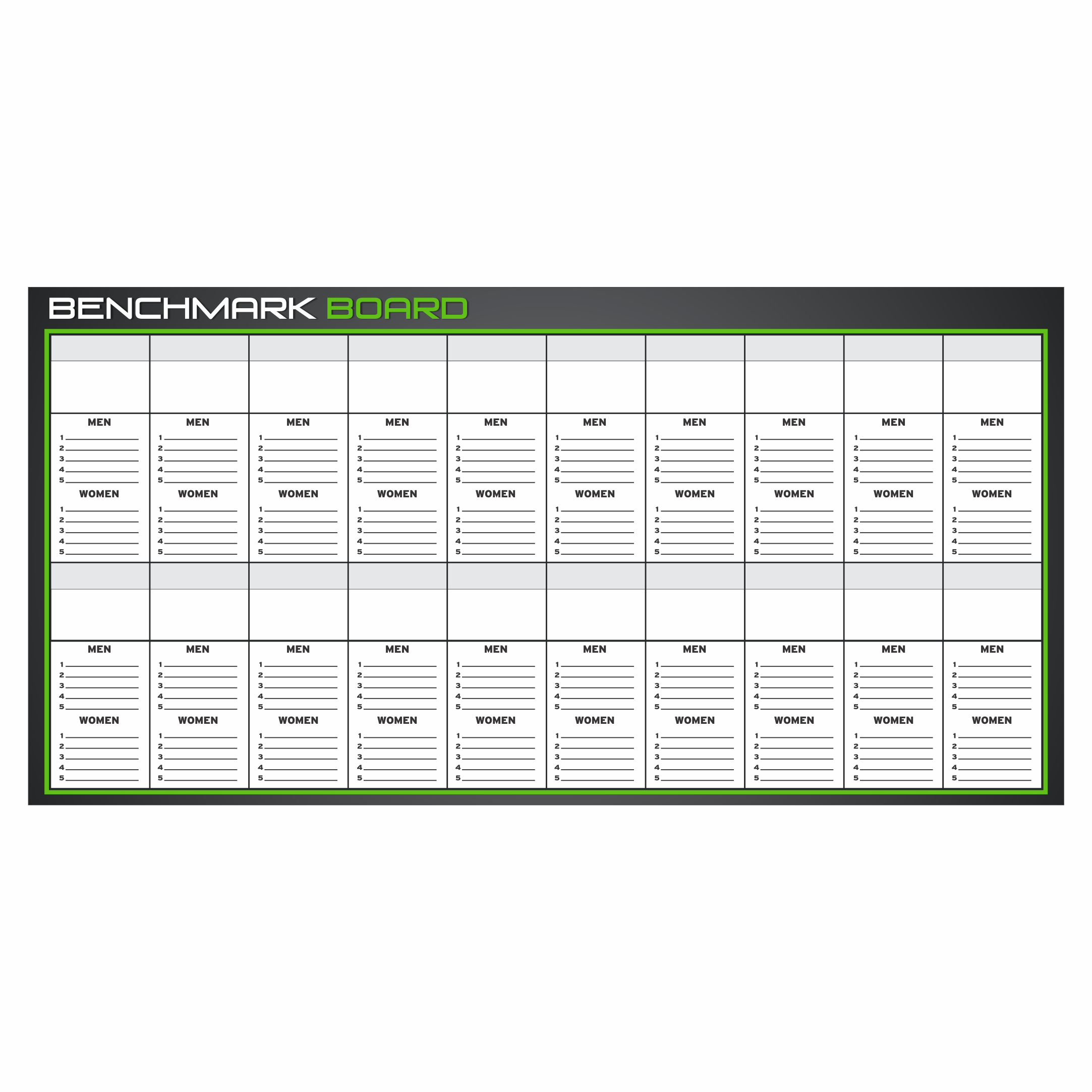 Benchmark Dry Erase Board