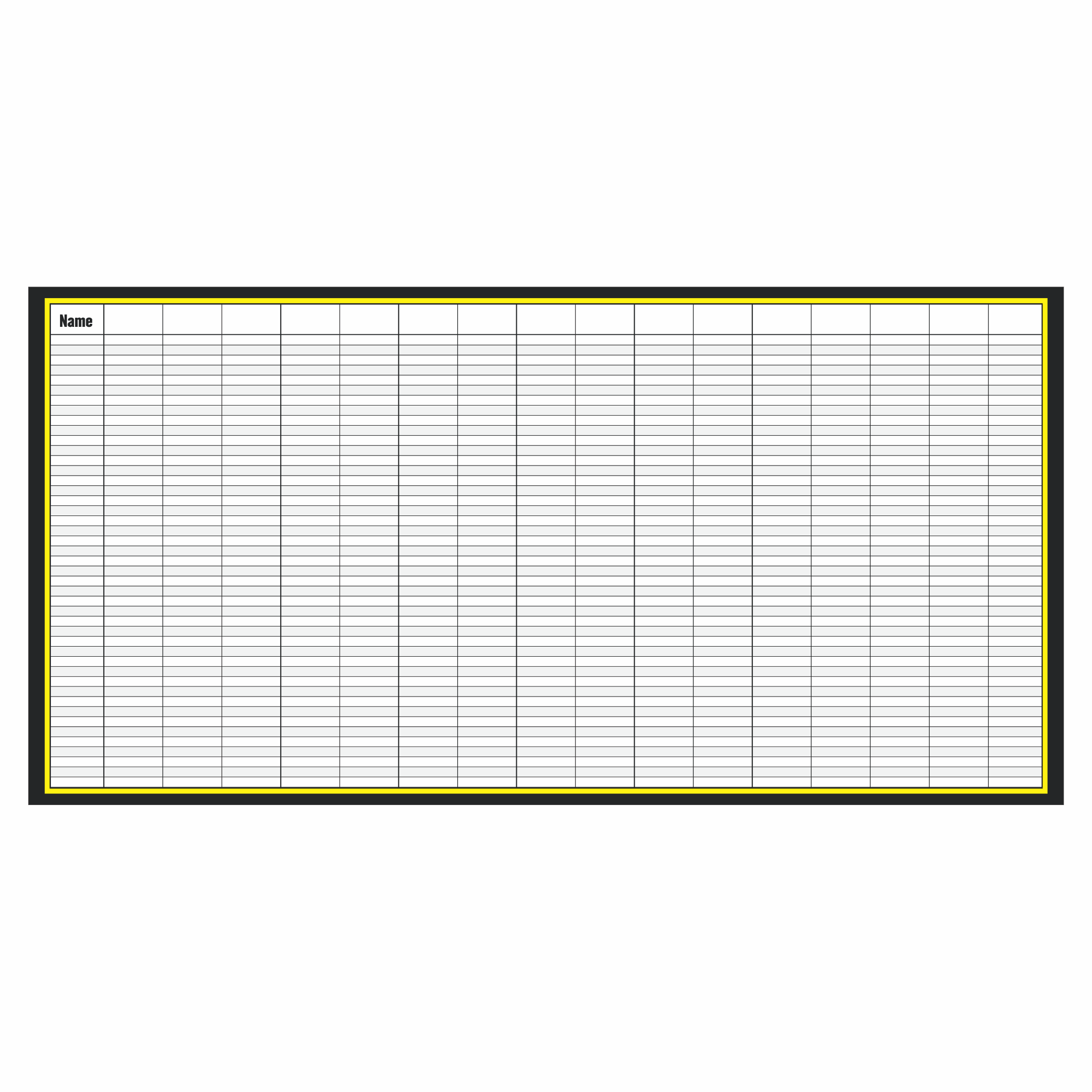Custom CrossFit whiteboard for gyms with branding and logo
