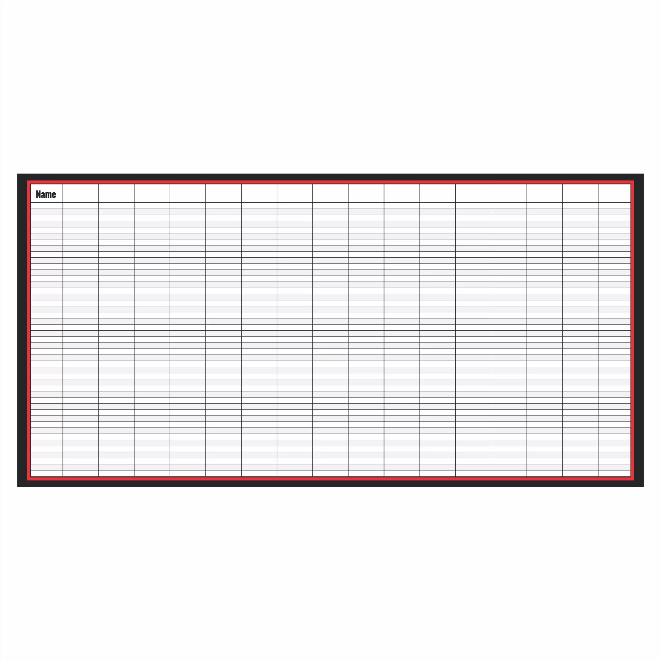Blank Movement Dry Erase Board