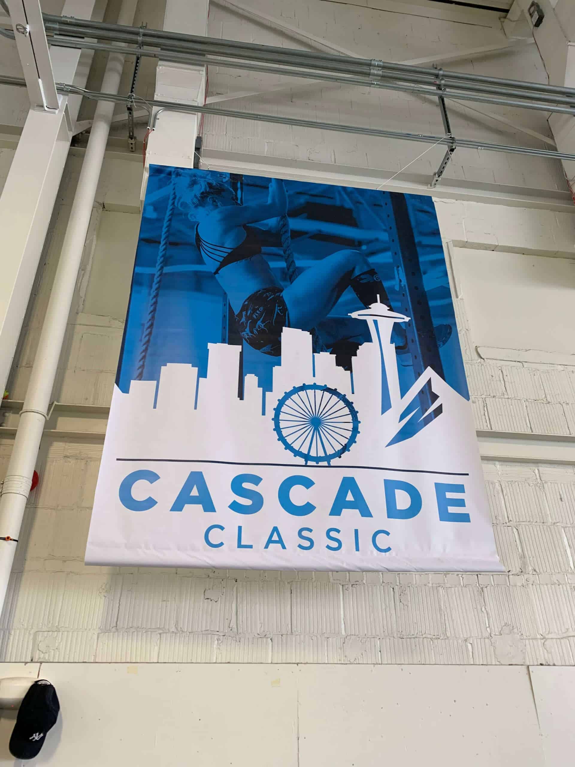 Vibrant 13 oz vinyl banner for gym promotions and branding