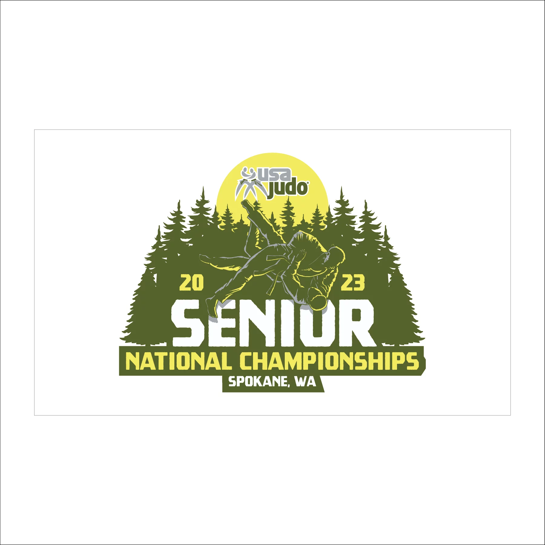 USA Judo youth event banner style