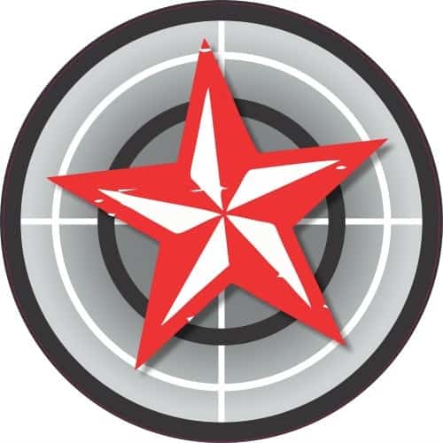 Custom Wall Ball Targets for CrossFit, logo & color options, 12" or 16" diameter.