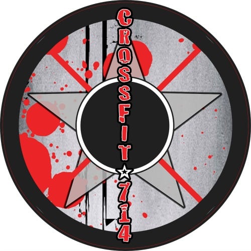 Custom Wall Ball Targets for CrossFit with logo and color options, 12" or 16" diameter.
