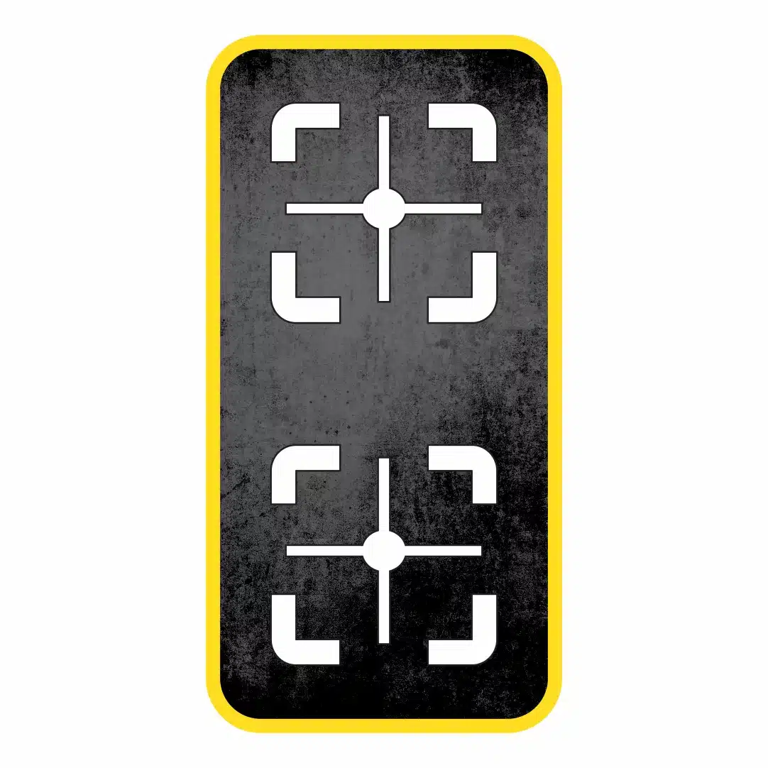 Customizable wall ball target for CrossFit gyms with logo and colors