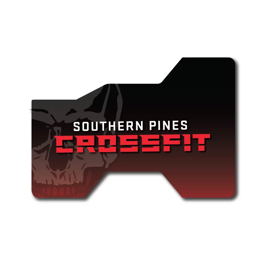 Custom GHD Decal for gyms, personalize equipment with logo and unique design options.