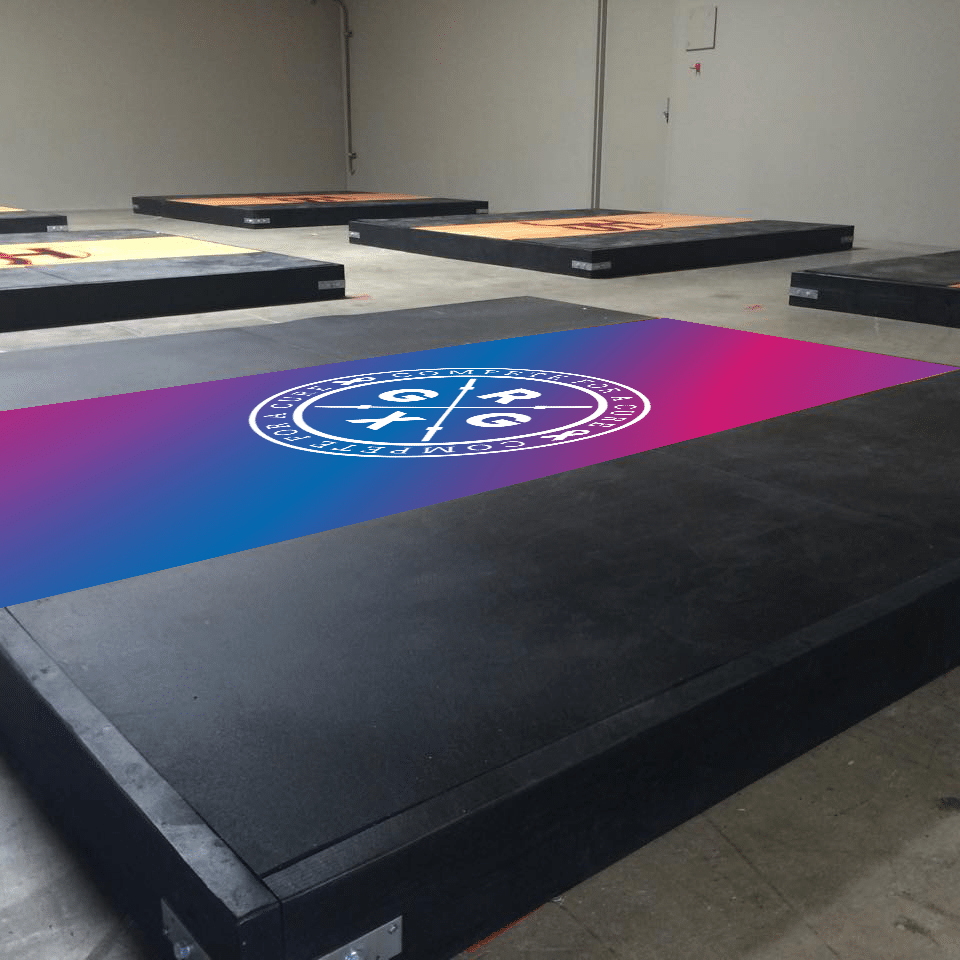Branded GGRX platform cover for a professional look