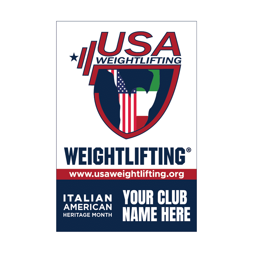 USAW Italian American Heritage Banner