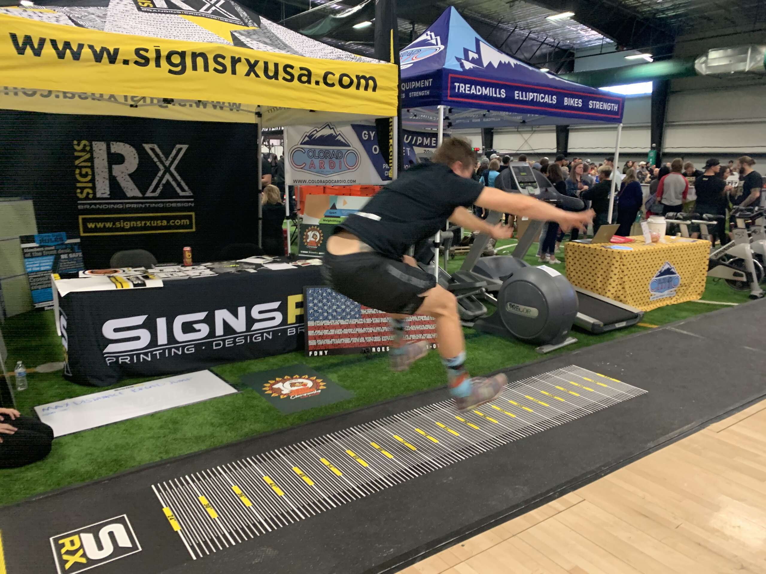 Broad Jump Floor Decal