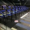 Durable and customizable A-frame lane markers for event spaces