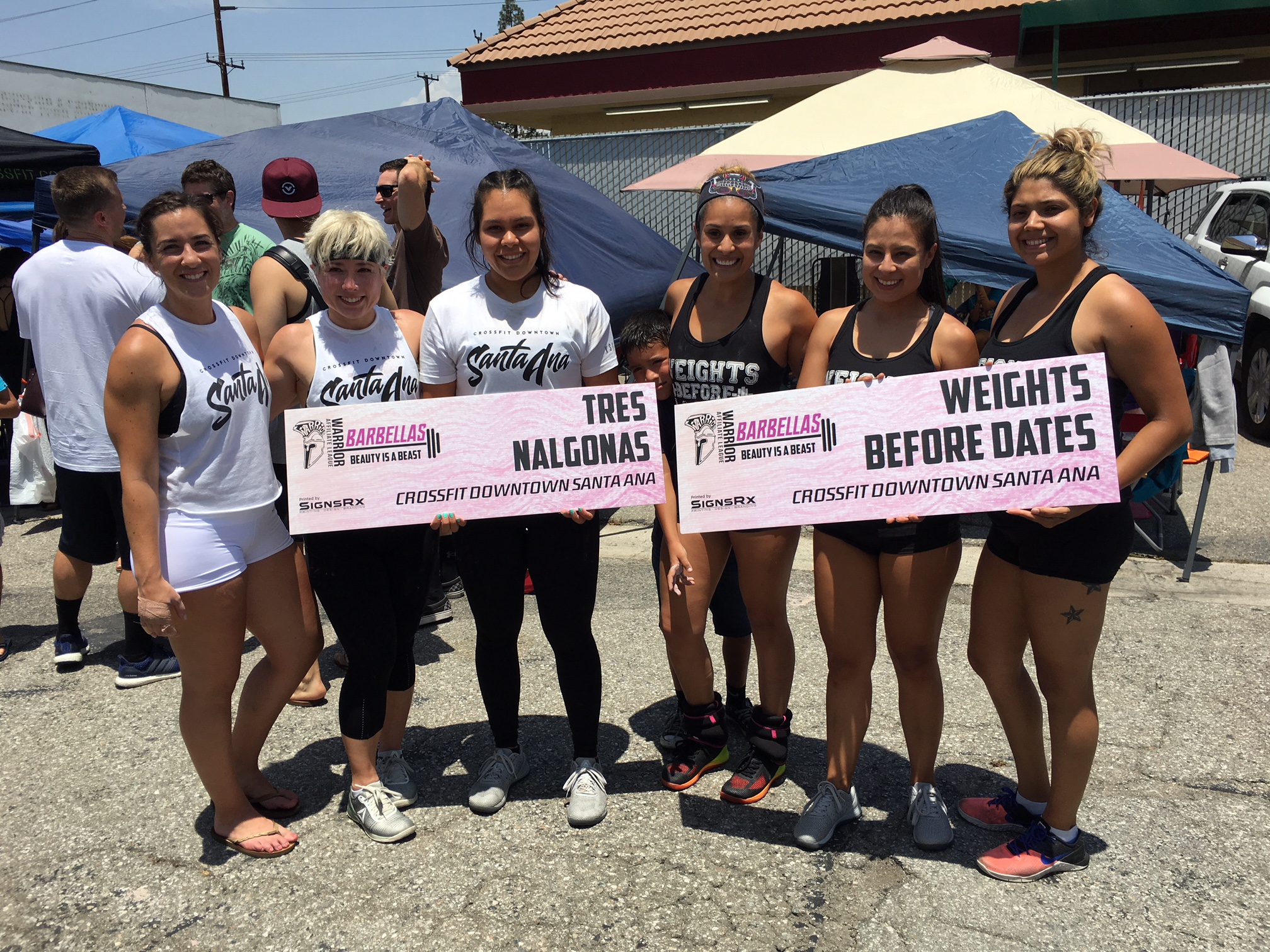 Economical nameplates for CrossFit and athletic events