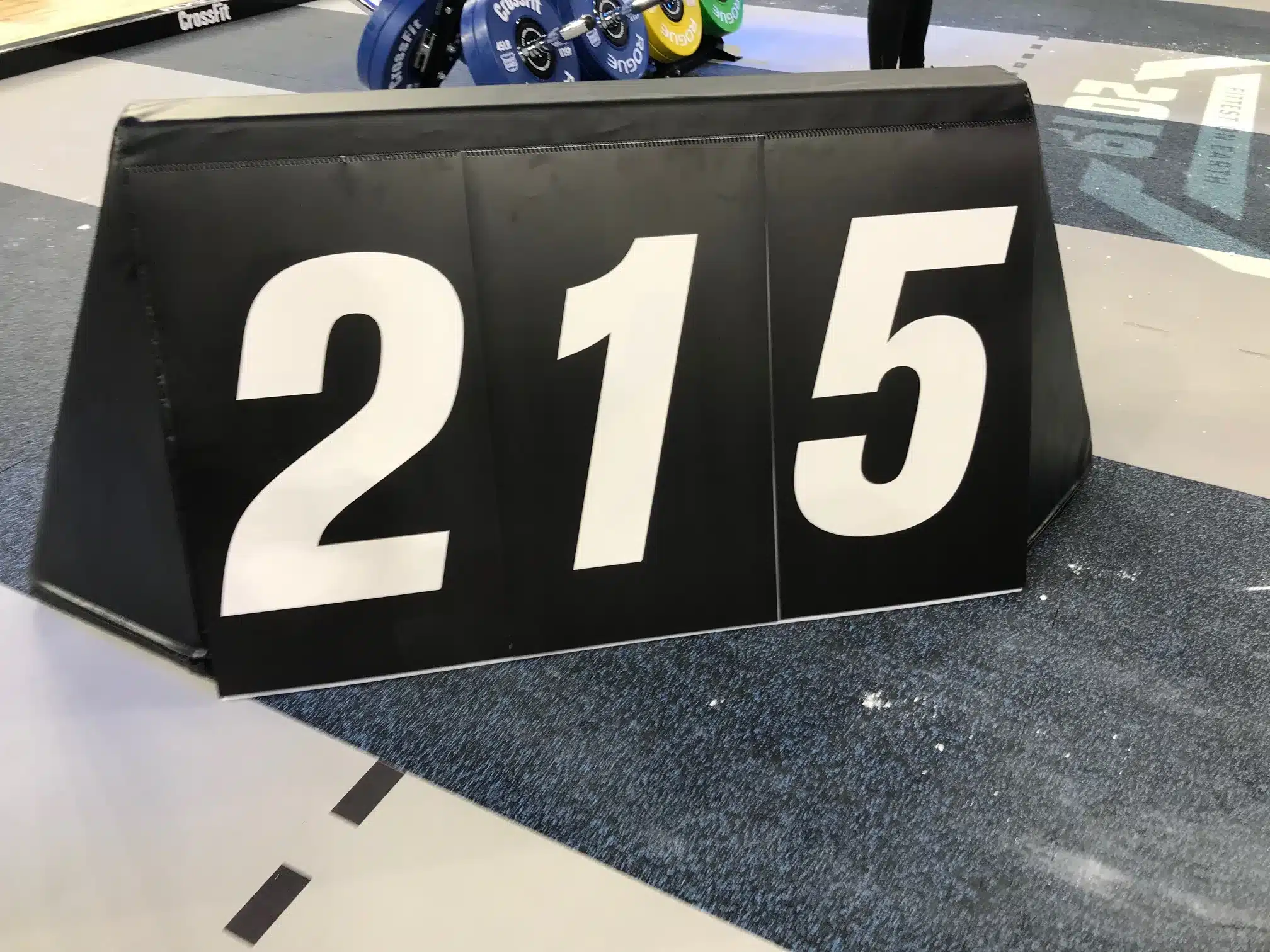 Personalized competitor name boards for events