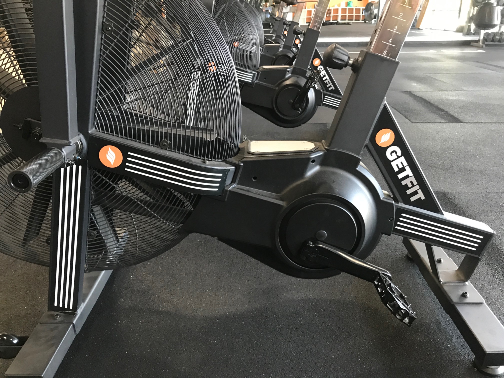Echo Bike stickers to enhance gym atmosphere