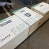Event-branded podium wrap for competition ceremonies