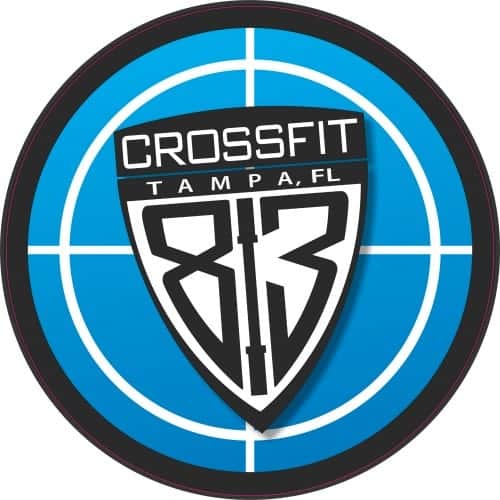 Custom CrossFit Evermore wall ball target with bold gym logo design