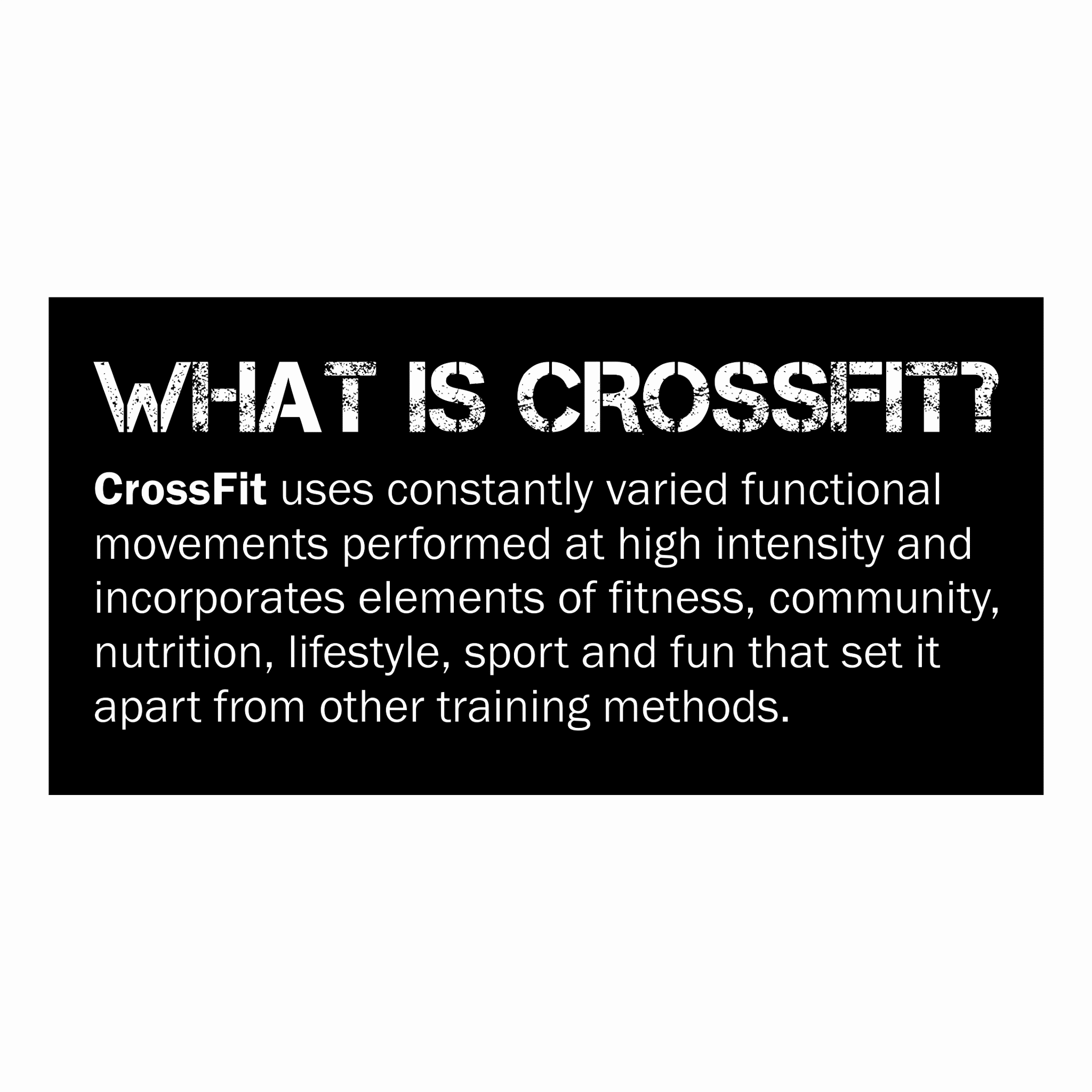 What Is CrossFit? - Poster 1