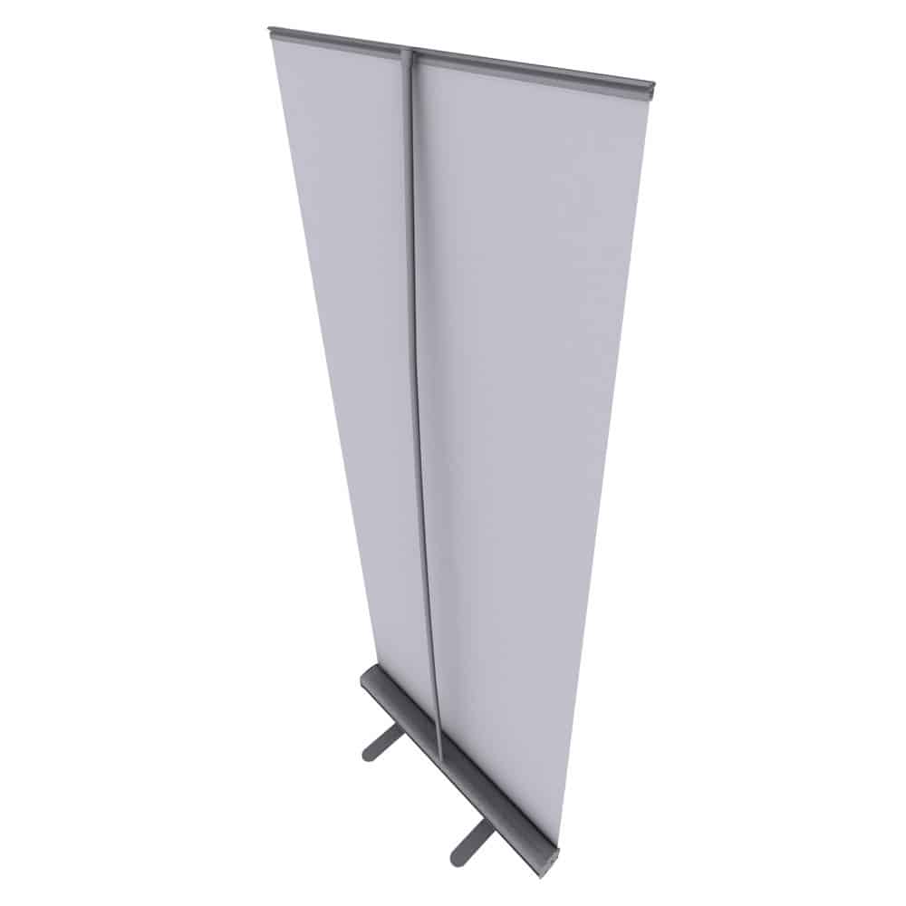 Retractable Banner Stand with professional display setup for events