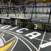 Podium display graphics designed for CrossFit event winners