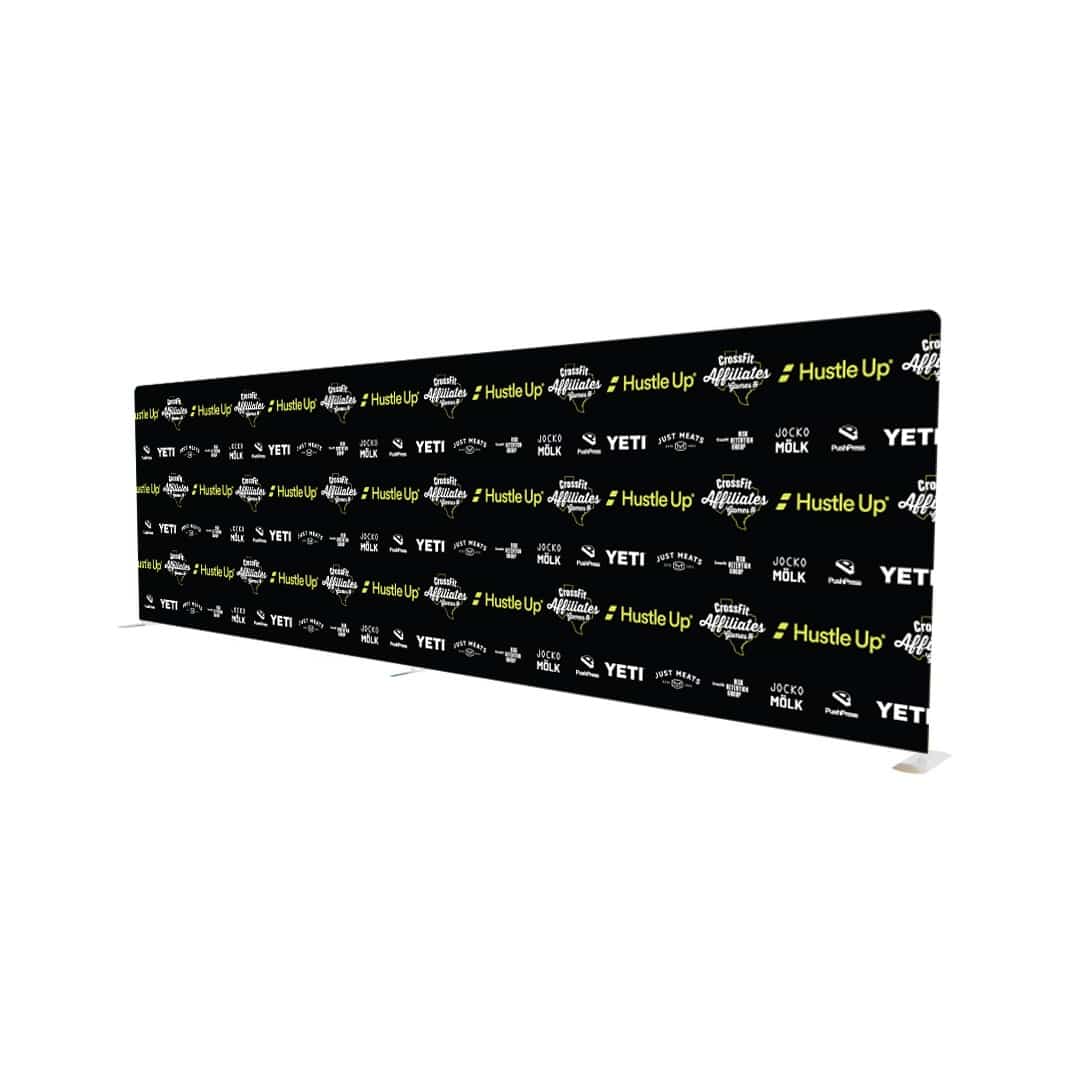 25ft x 7.5ft Straight Tension Fabric Display