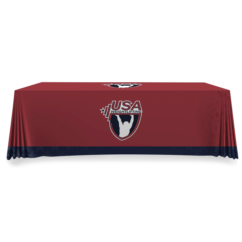 USAW Custom Full Color Table Throw