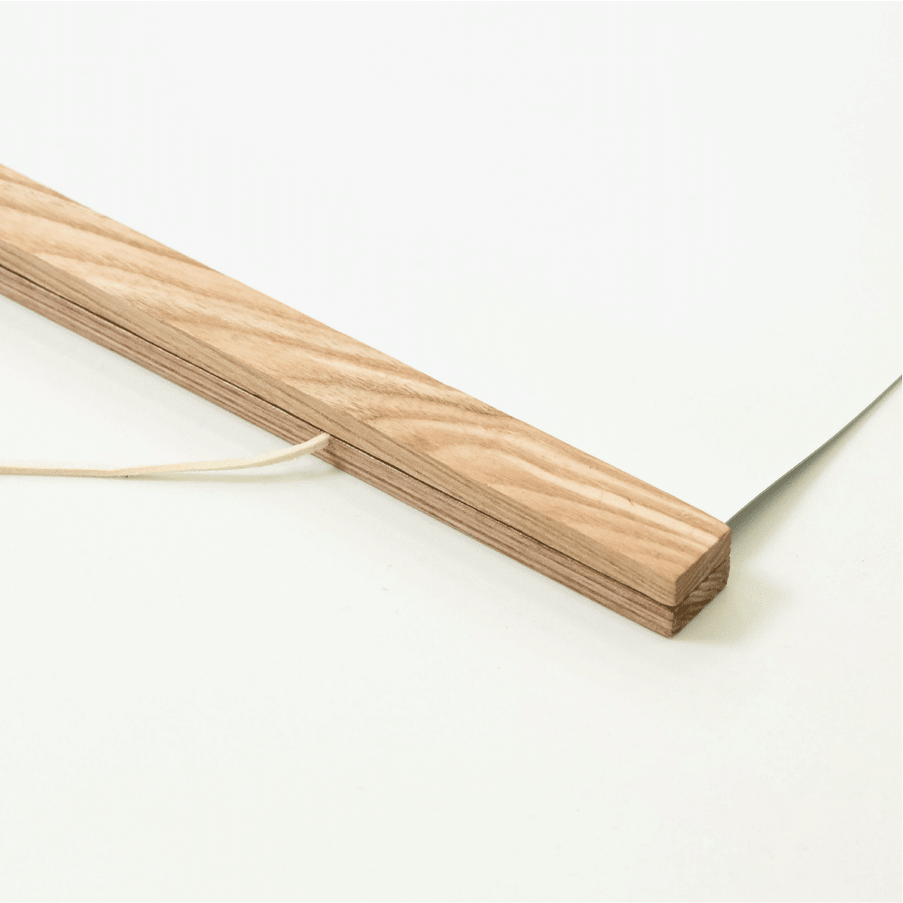 Stylish wood hanger prints to elevate your office or gym space