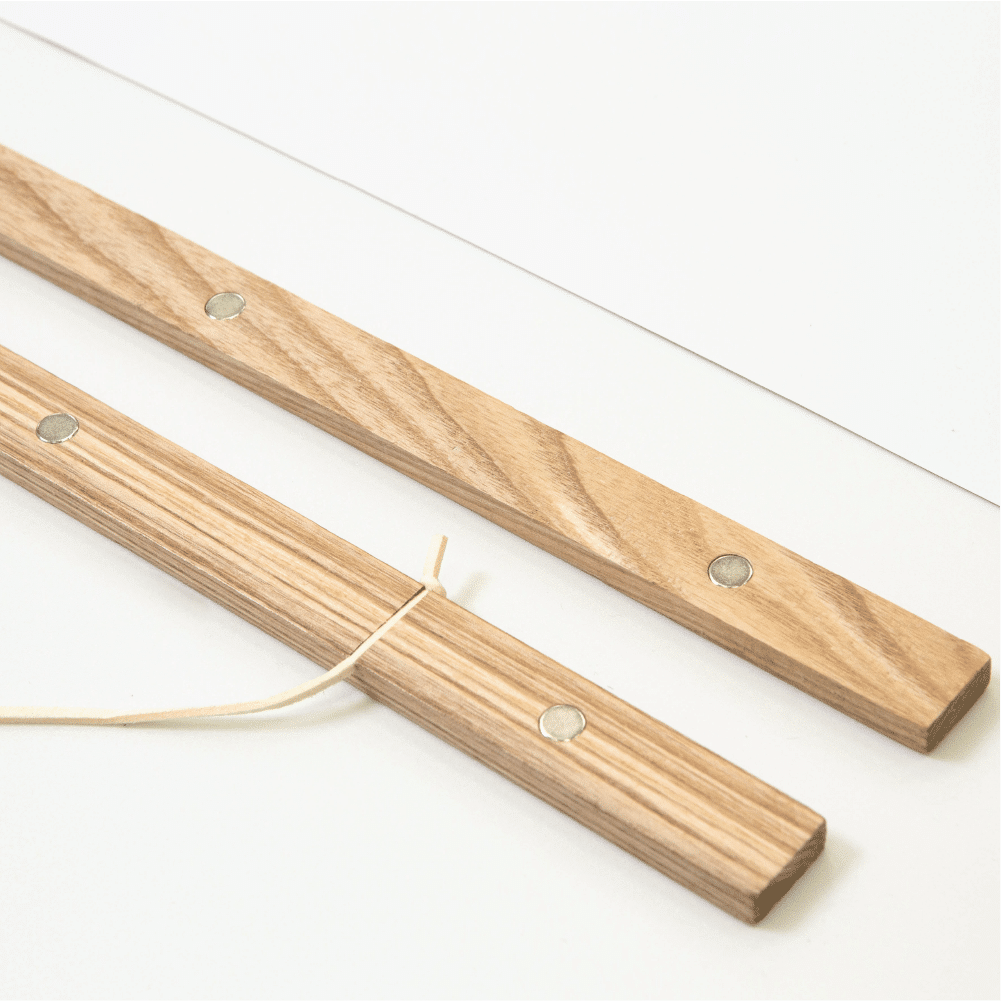 Personalized wood hangers with custom images or quotes
