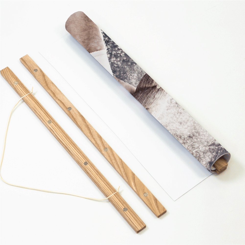 Custom wood frame hangers for personalized wall decor