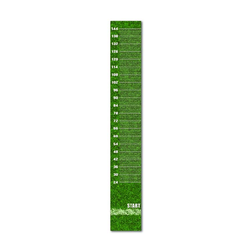 Accurate broad jump measurement tool, ideal for athletic spaces and home gyms