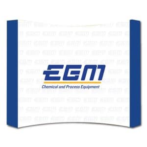 Curved Fabric Pop Up Display