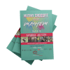 Promotional brochures with accordion folds and high-quality finish