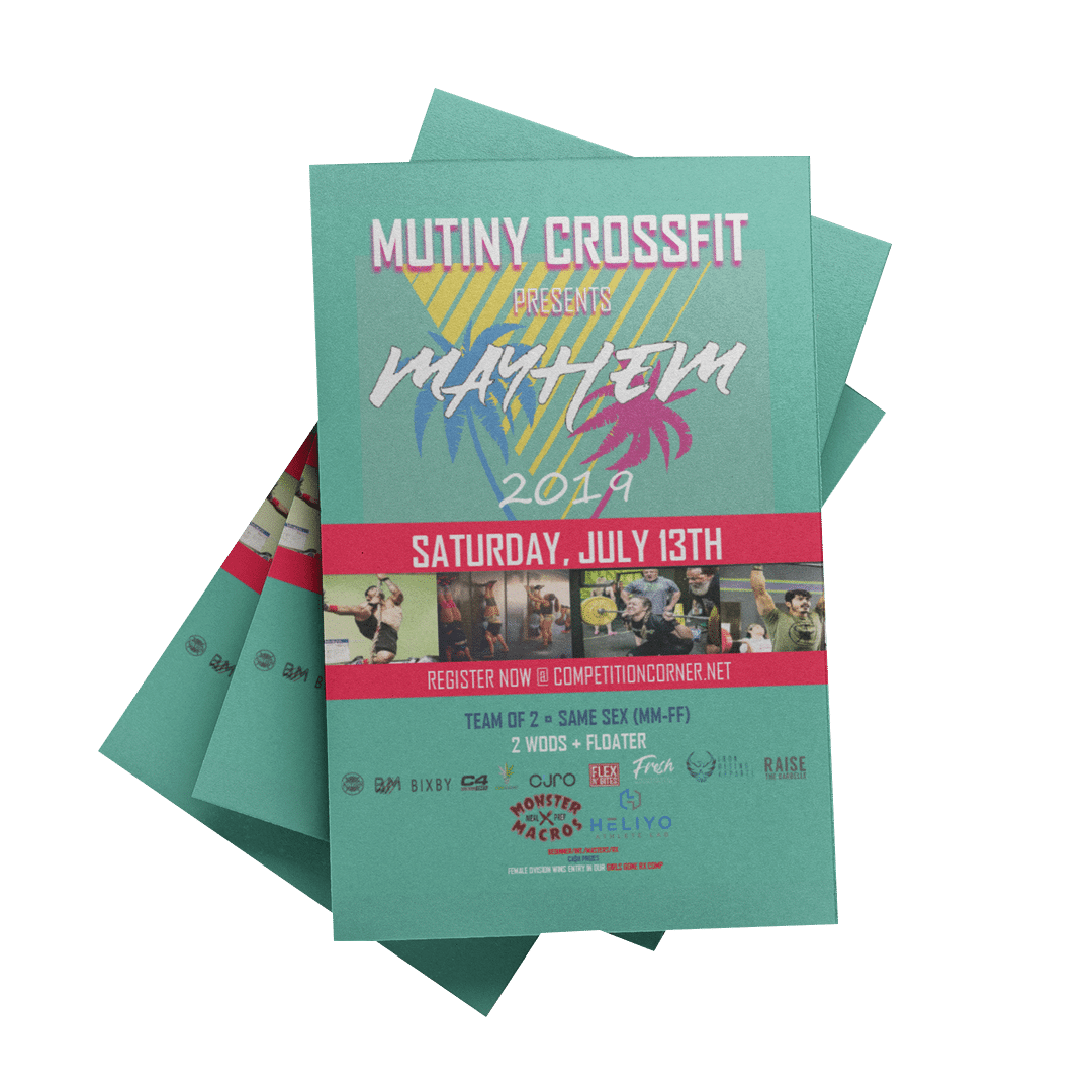 Promotional brochures with accordion folds and high-quality finish