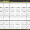 CrossFit benchmark whiteboard with custom branding