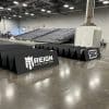 Large Coroplast A-Frame sign for events, with bold graphics for visibility and direction.
