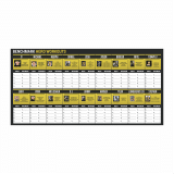 Custom Hero workout whiteboard for gym members and coaches