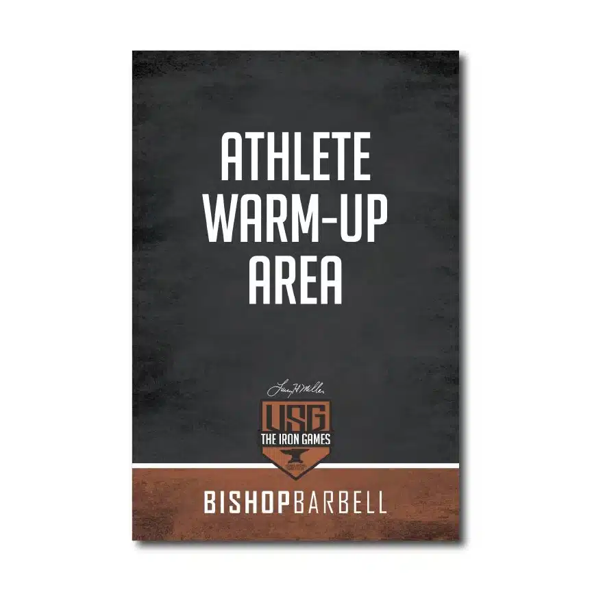 Wayfinding signage guiding clients within gym space using branded visuals