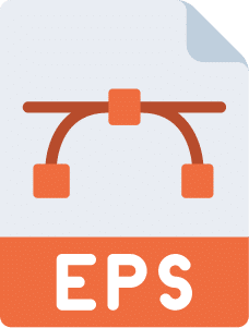 EPS vector file format icon