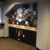 Flexible, repositionable fabric adhesive for walls and windows